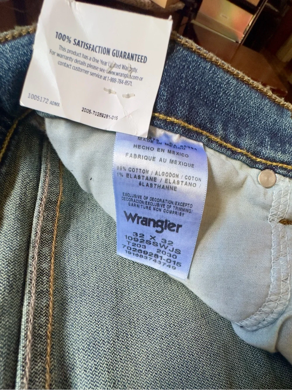 Wrangler Jeans men slim straight